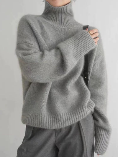 Isabella High Neck Cashmere Sweater ✨