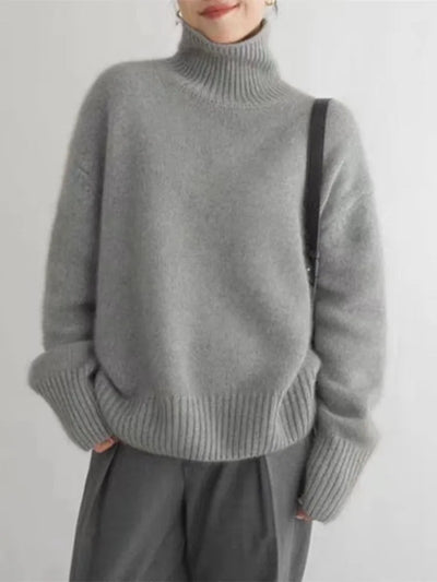 Isabella High Neck Cashmere Sweater ✨