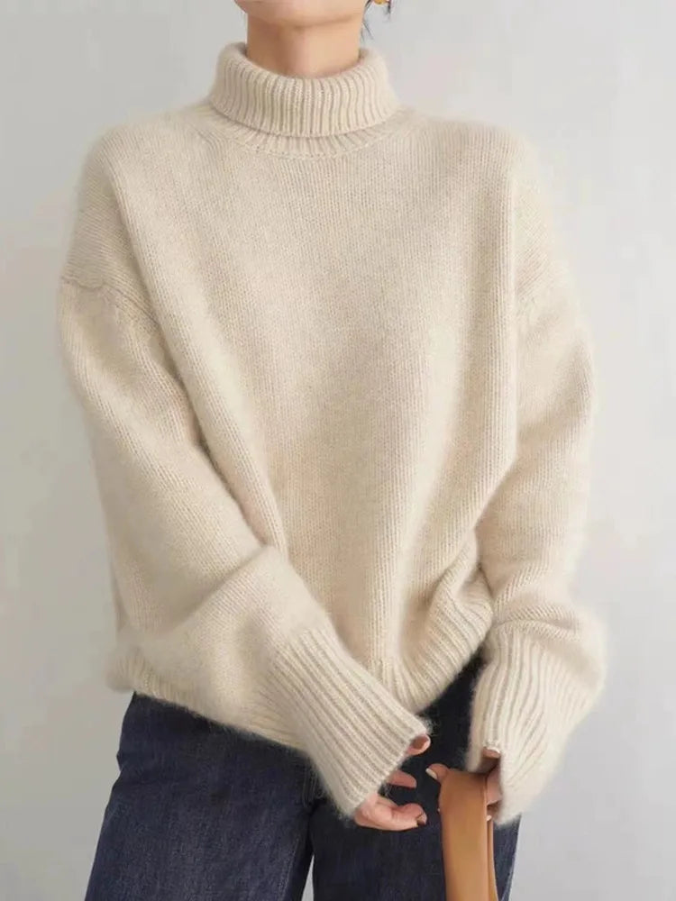 Isabella High Neck Cashmere Sweater ✨