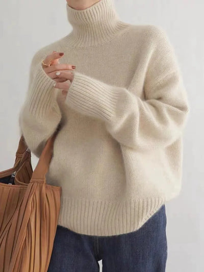 Isabella High Neck Cashmere Sweater ✨