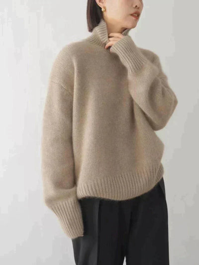 Isabella High Neck Cashmere Sweater ✨